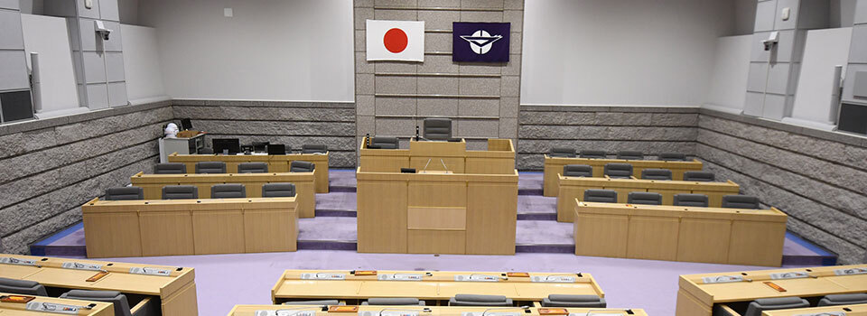 写真：議場