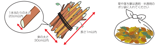 イラスト：剪定枝