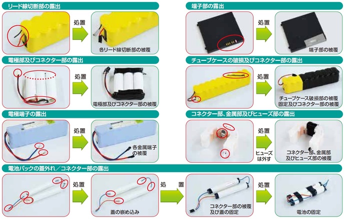 絶縁処理例の写真