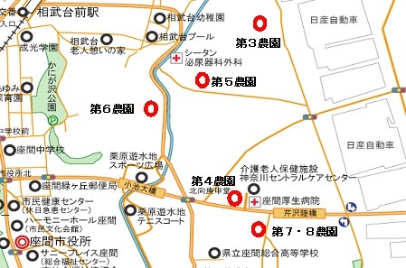 地図：栗原地区