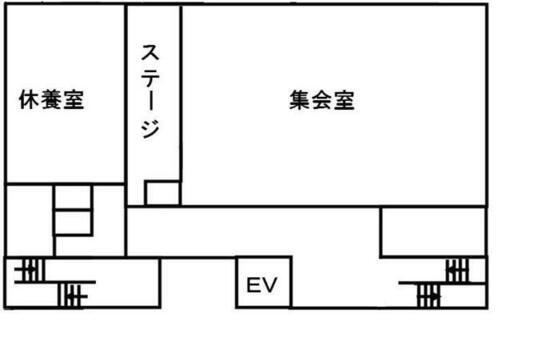 イラスト：市公民館3階館内図