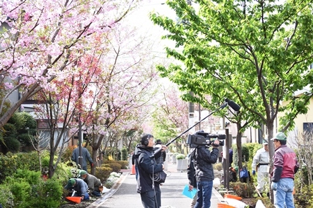 写真：撮影の様子1