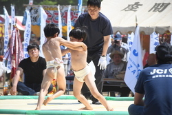 写真：わんぱく相撲の様子