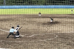 写真：交流試合の様子