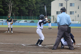 写真：交流試合の様子