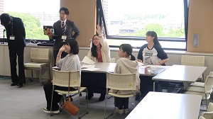 写真：受入に係る役割分担の様子2