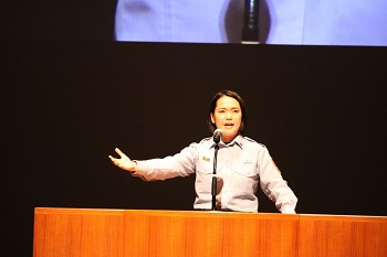 写真：大会当日の発表の様子