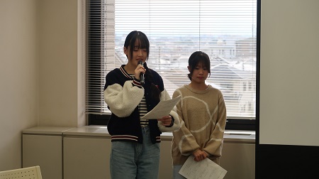 写真：青少年健全育成大会発表リハーサルの様子