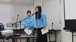 写真：おわりのことばを担当する大使