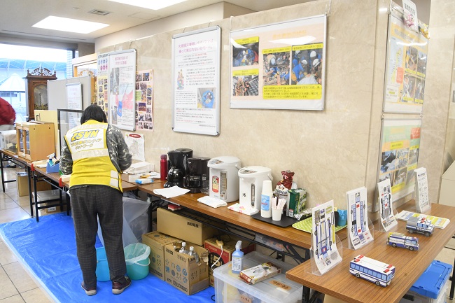 写真：ぼうさいカフェ会場の様子