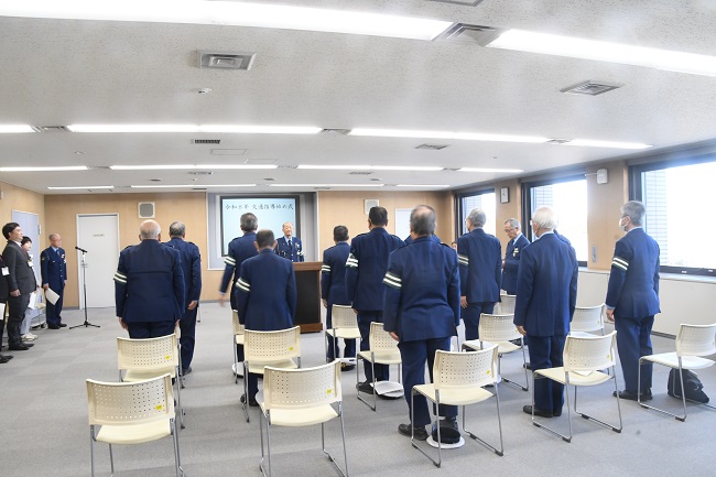 写真：令和8年交通指導始め式の様子