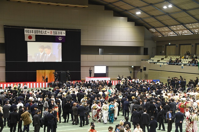 写真：成人式の様子