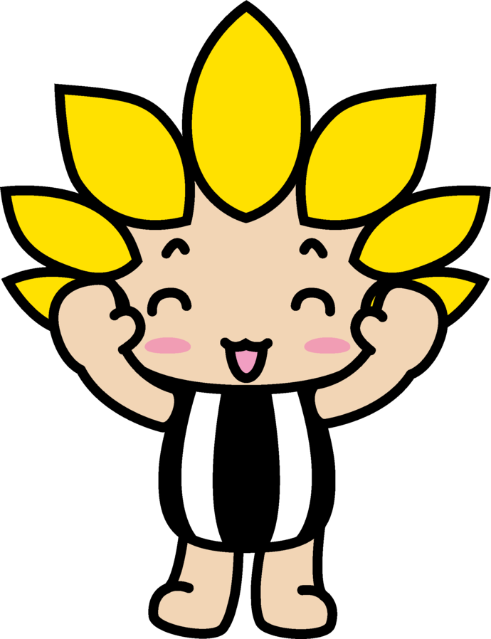 ざまりん正面両手あげ