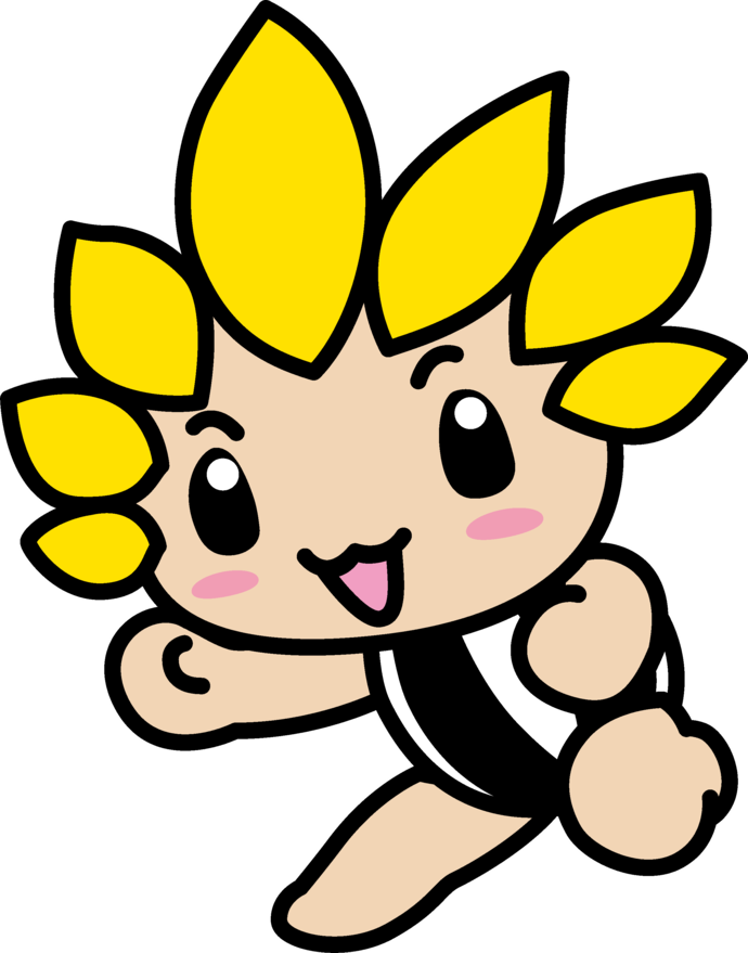 元気なポーズのざまりん