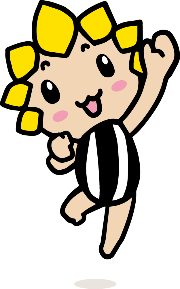 ジャンプするざまりん