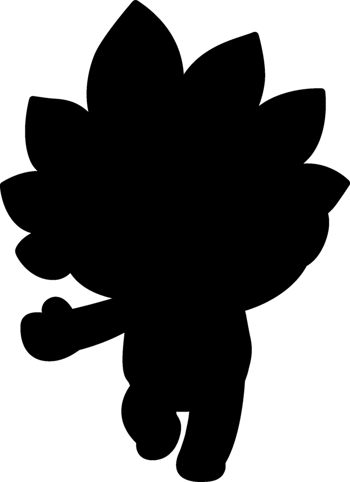 シルエットのざまりん