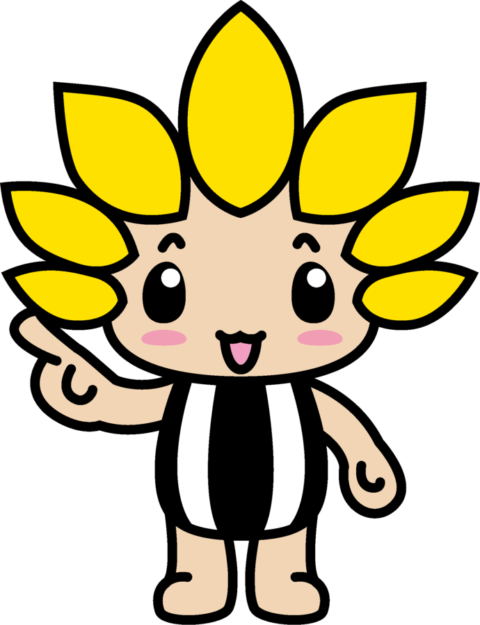 ざまりん指差し右手