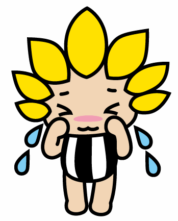 泣いているざまりん