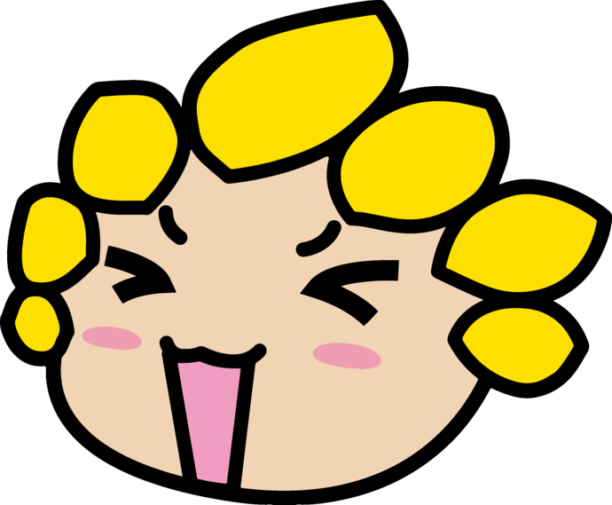 うれしい顔のざまりん