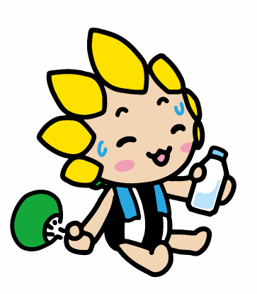 水を飲むざまりん