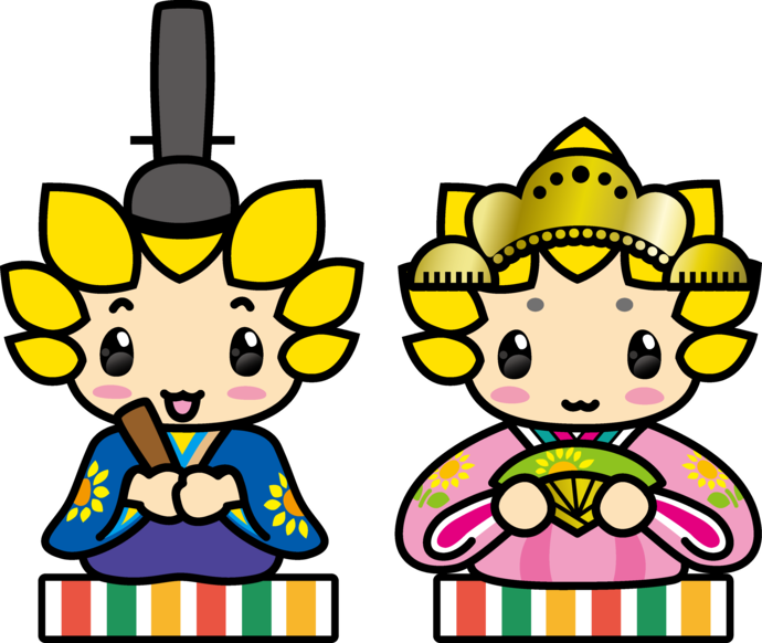 お雛様とお内裏様