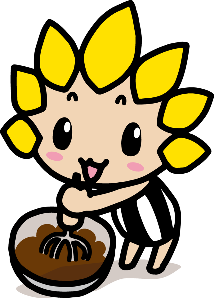 チョコレートをつくるざまりん