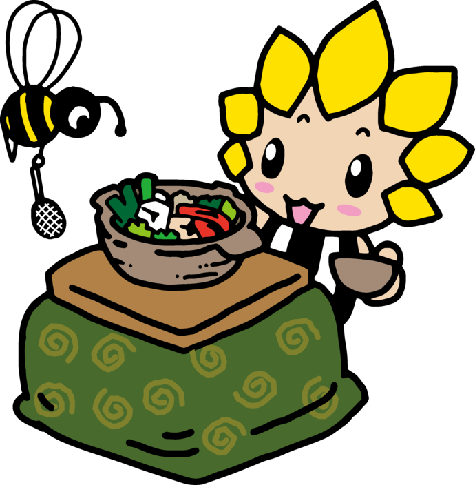 ざまりんとこたつと鍋