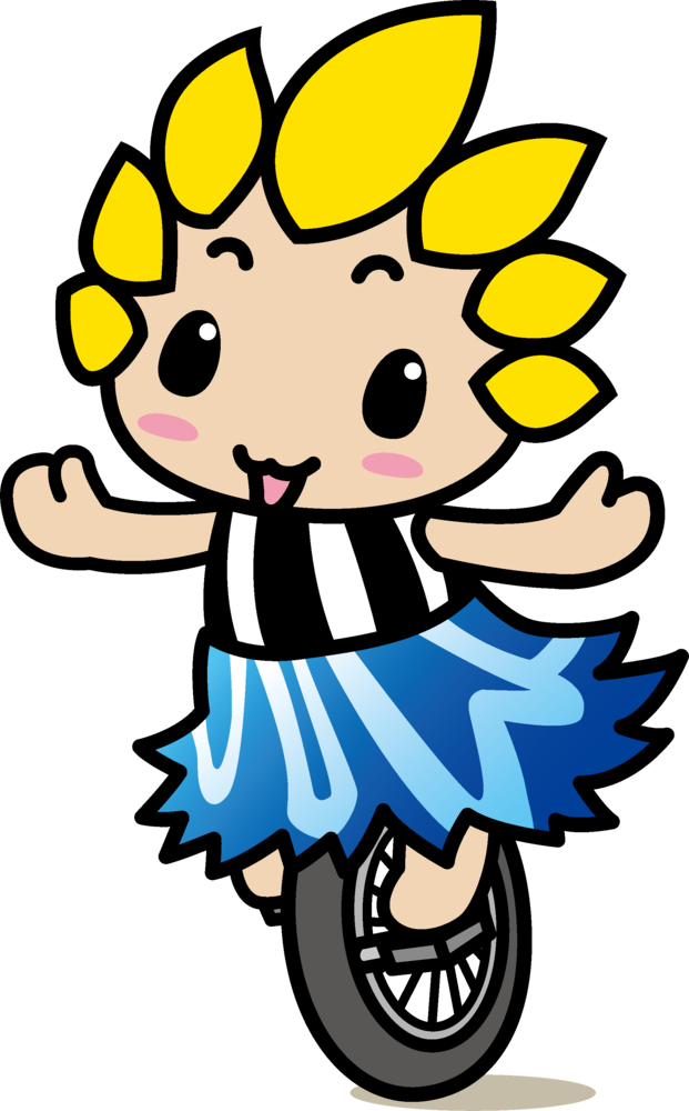 一輪車ざまりん