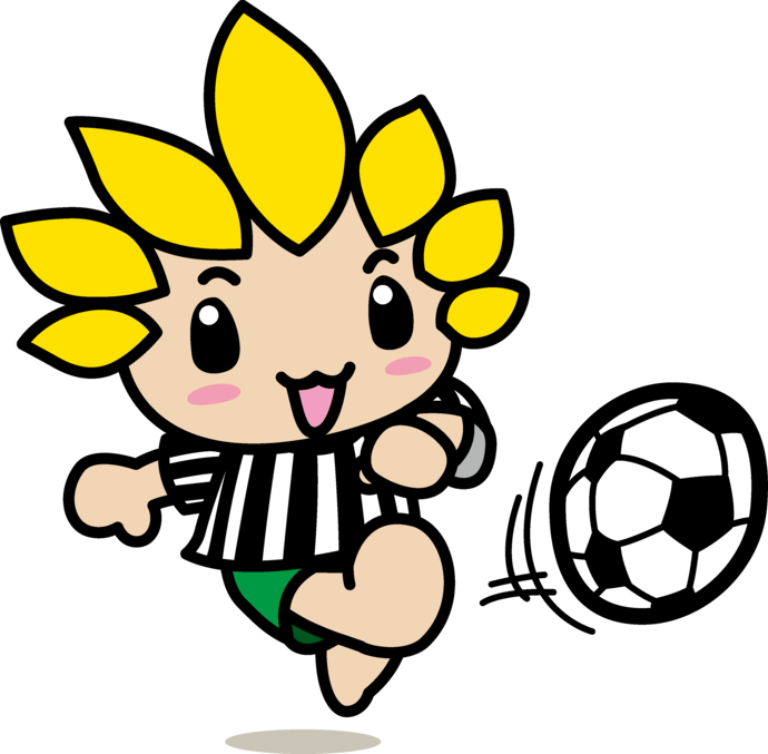 サッカーするざまりん