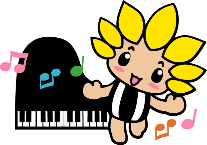 ピアノとざまりん