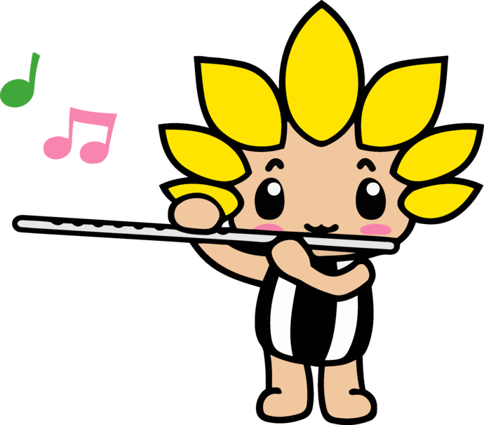 フルートをふくざまりん