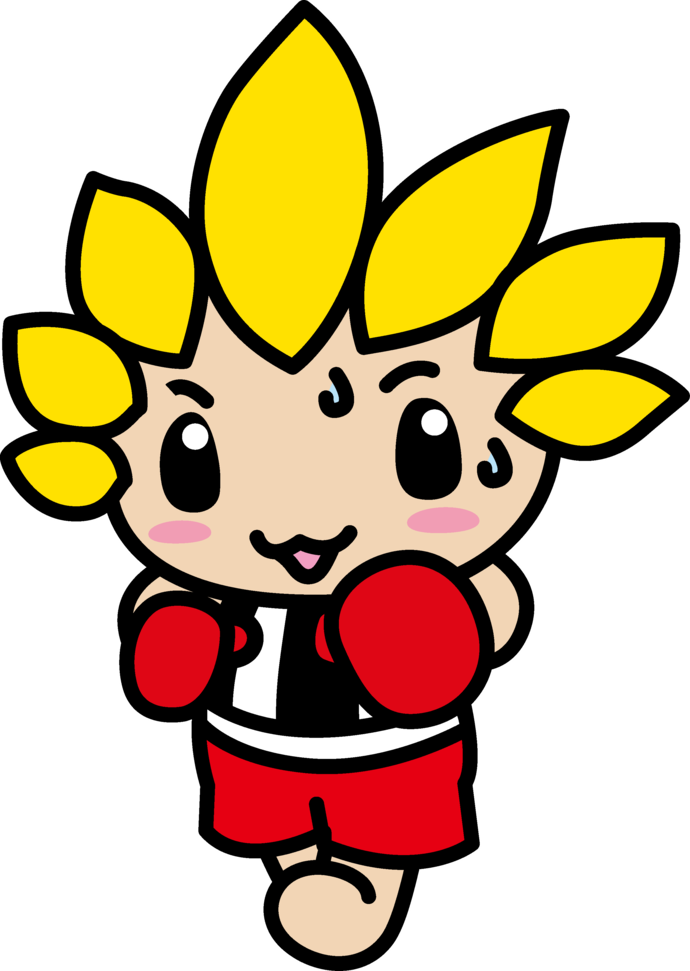 ボクシングをするざまりん