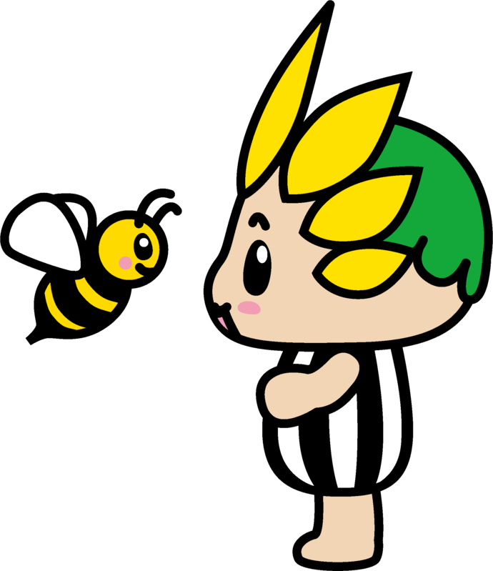 ハチさんとざまりん