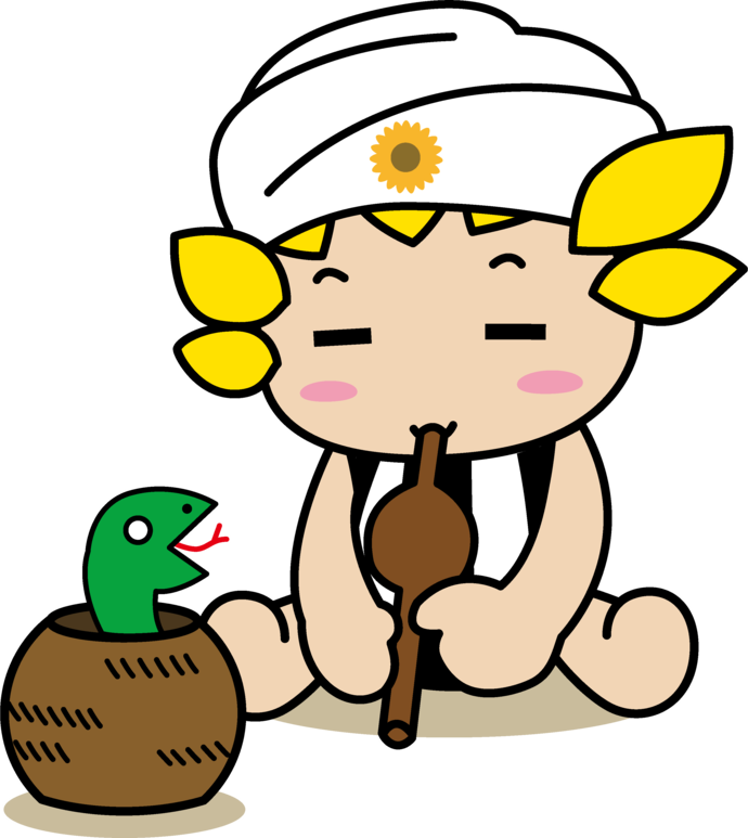 へびをあやつるざまりん