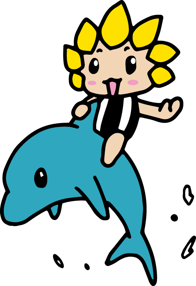 いるかにのるざまりん