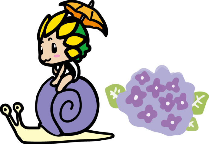 かたつむりとざまりん