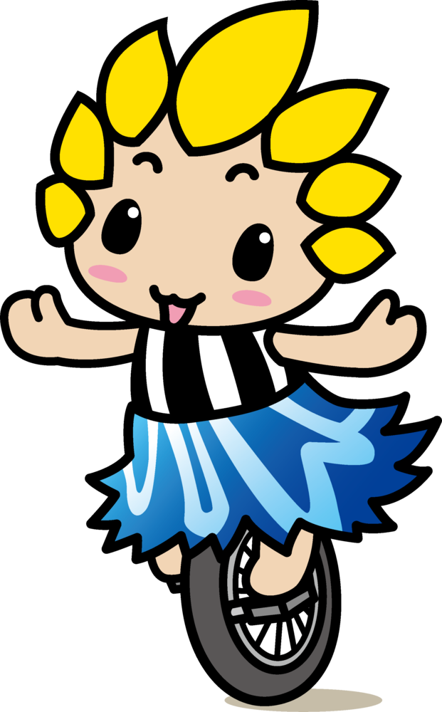 一輪車ざまりん