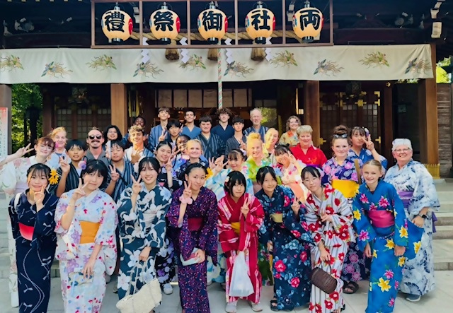 写真：国際親善大使3期生　スマーナ市訪問団受入時の様子