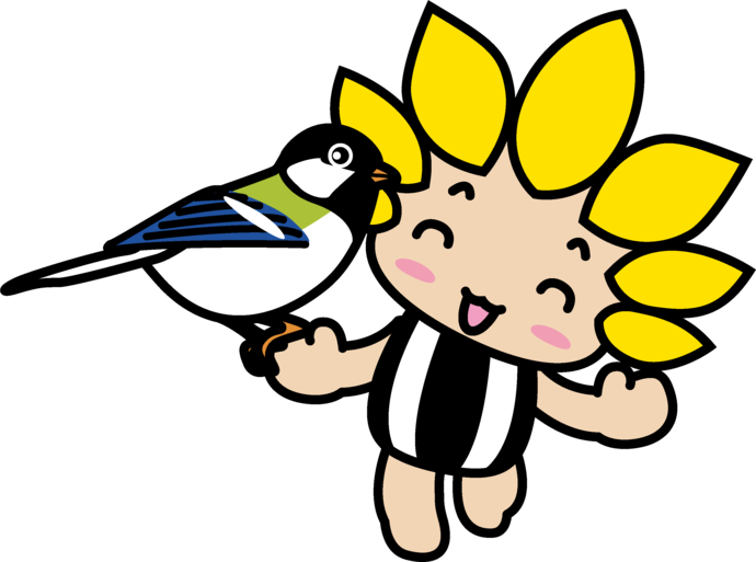 シジュウカラとざまりん