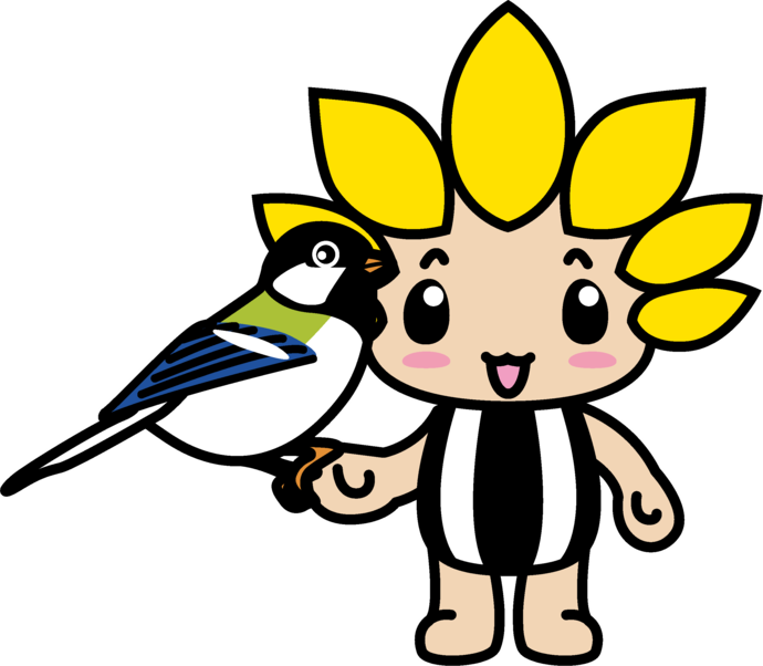 シジュウカラとざまりん
