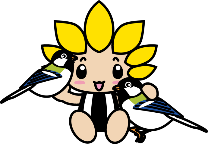 シジュウカラとざまりん