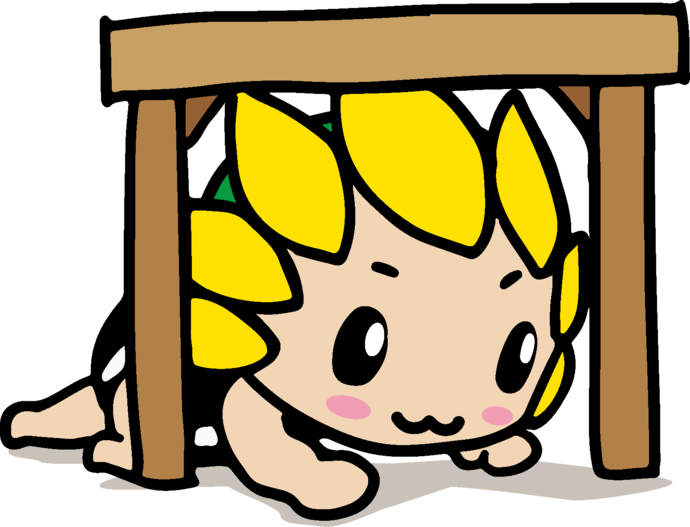 シェイクアウトをするざまりん