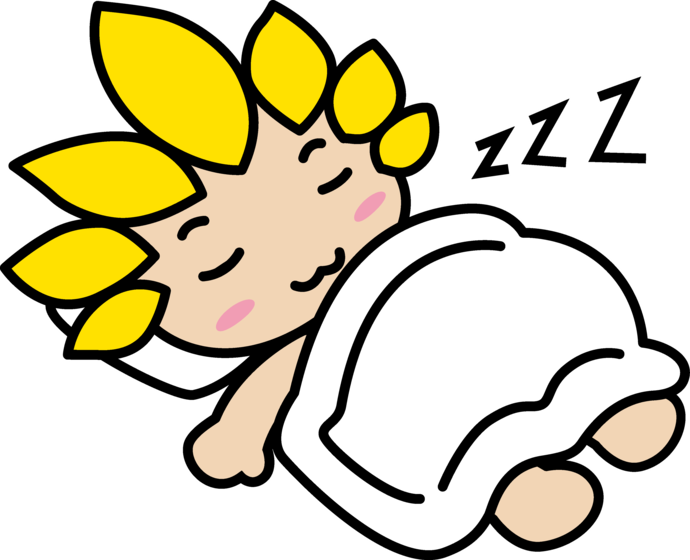 お昼寝ざまりん