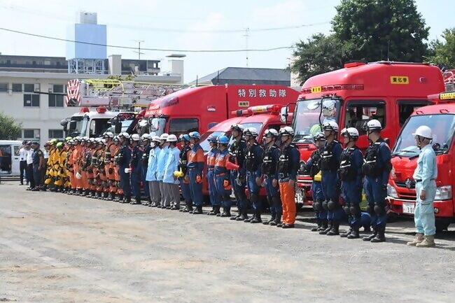 写真:過去の訓練の様子1