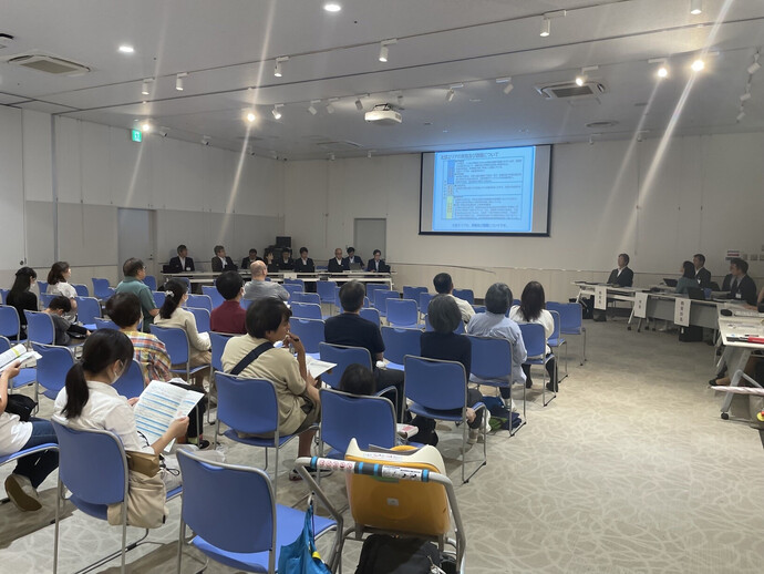 写真：6月20日にイオンモール座間で実施した説明会の様子