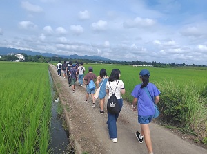 写真：徒歩後ろ姿